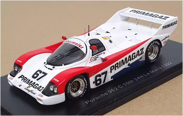 Spark Porsche 962c 3.0l Turbo Team Obermaier Racing N 67 24h Le Mans 1992 P.yver J.lassig O.altenbach 1:43 S9892