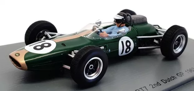 Spark Brabham F1 Bt7 N 18 2nd Pays Bas Gp 1963 Dan Gurney 1:43 S5250