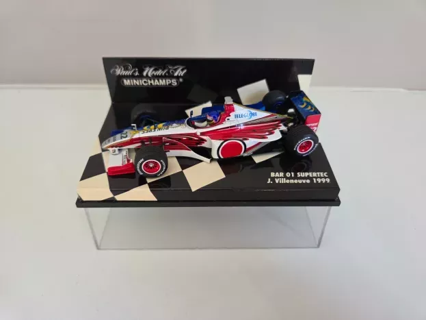 Minichamps Bar F1 01 Supertec N 22 Season 1999 J.villeneuve 1:43 430990022