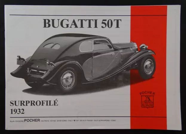 Pocher Bugatti 50 T Surprofile' 1932 1:8 K86