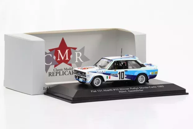 CMR Fiat 131 Abarth Team Fiat Italia N 10 Winner Rally Montecarlo 1980 W.rohrl C.geistdorfer 1:43 WRC010