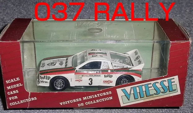 Vitesse Lancia 037 Totip N 3 6th Rally Costa Smeralda 1983 T.siviero M. Biason 1:43 101