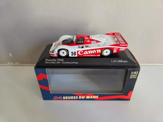 Minichamps Porsche 956l Canon N 16 24h Le Mans 1984 Lloyd Mason Metge 1:43 430846516
