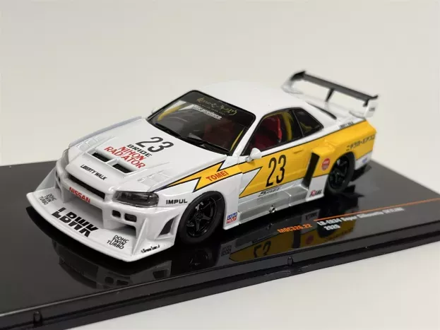 IXO Models Nissan Skyline er34 Lb-works Super Silhouette N 23 Racing 2020 1:43 MOC326.22