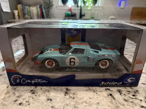 Solido Ford Gt40 4.9l V8 Team Jw Automotive Engineering N 6 Winner 24h Le Mans 1969 Jacky Ickx Jackie Oliver 1:18 1803003