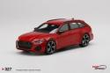 Audi RS6 Avant Carbon Black Tango Red 1:18 Scale TSM TS0327