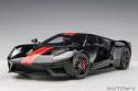 AUTOart 2017 Ford GT Shadow Black w/ Orange Stripes 1:18 72945