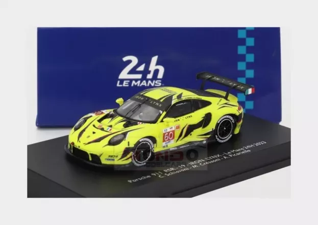 Spark Porsche 911 991-2 Rsr-19 4.2l Team Iron Lynx N 60 24h Le Mans 2023 M.cressoni A.picariello C.schiavoni 1:87 87S166