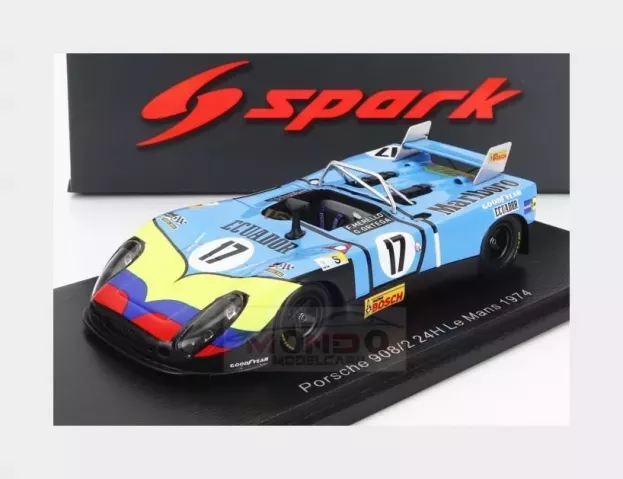 Spark Porsche 908 2 Flunder Team Ortega Ecuador Marlboro N 17 24h Le Mans 1974 F.merello G.ortega L.ranft 1:43 S9789