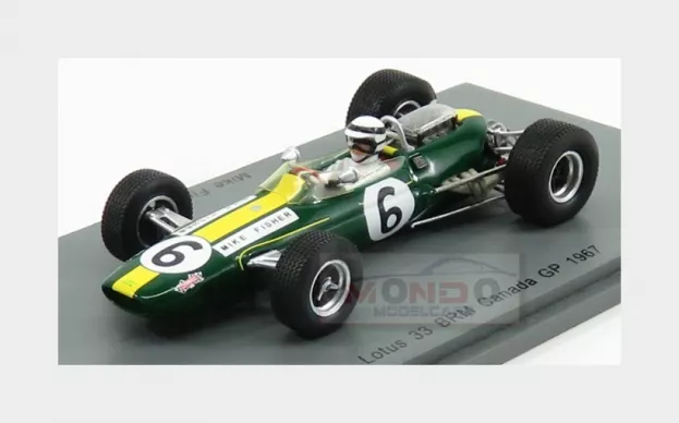 Spark Lotus F1 33 N 6 Canada Gp 1967 M.fisher 1:43 S7124