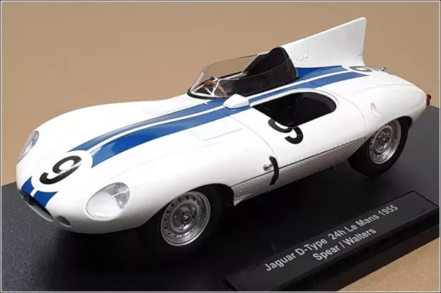 CMR Jaguar D-type 3.4l Team Briggs Cunningham N 9 24h Le Mans 1955 P.walters W.spear 1:18 CMR191