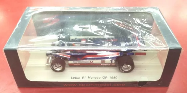 Spark Lotus F1 81 N 11 Monaco Gp 1980 Mario Andretti 1:43 S4285