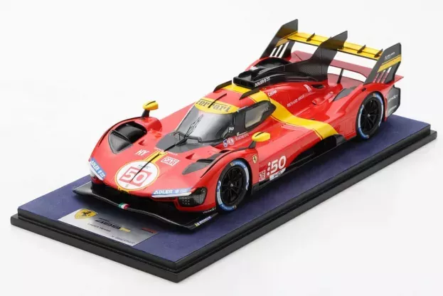 Looksmart Ferrari 499p 3.0l Turbo V6 Team Ferrari Af Corse N 50 Launch Version Season 2023 Con Vetrina With Showcase 1:18 LS18RC023