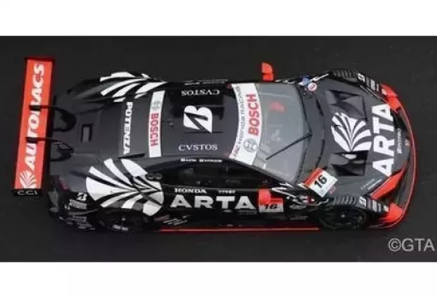 Spark Honda Nsx-gt Team Arta Mugen N 16 Gt500 Class Super Gt 2023 N.fukuzumi H.otsu 1:43 SGT055
