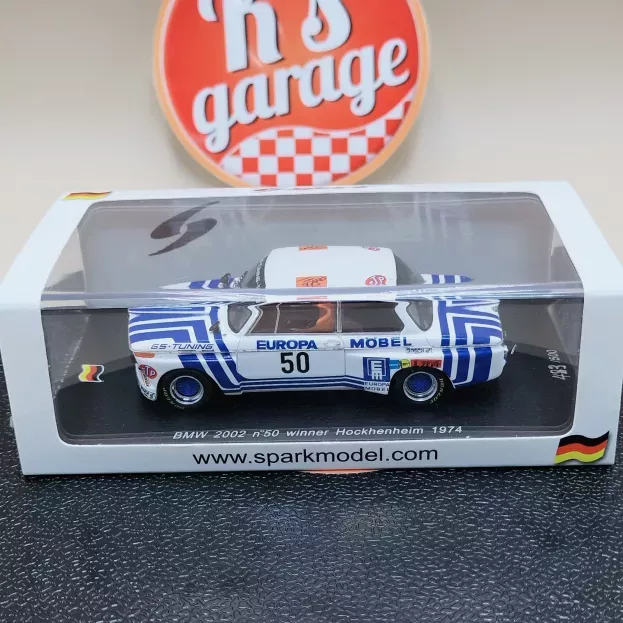 Spark Bmw 2002 Team Gs Tuning N 50 Winner Hockenheim 1974 Jorg Obermoser 1:43 SG039