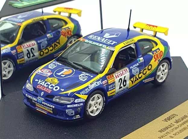 Vitesse Renault Megane Maxi N 26 Rally Lyon Charbonnieres 1998 B.rousselot J.boyere 1:43 V98078
