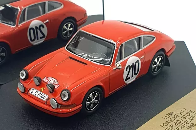 Vitesse Porsche 911 T N 210 Winner Rally Montecarlo 1968 V.elford D.stone 1:43 L179A