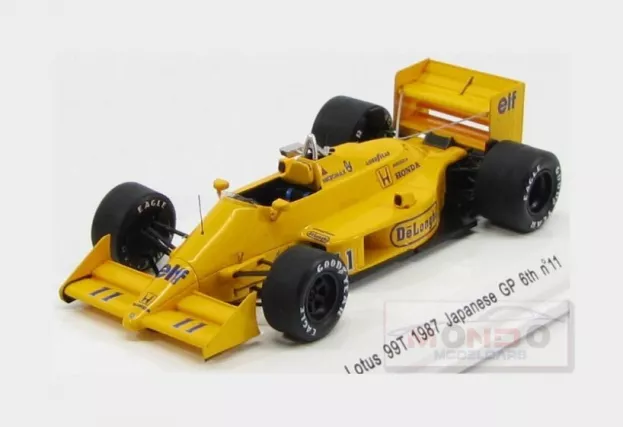 Spark Lotus F1 99t N 11 6th Gp Japan 1987 S.nakajima 1:43 R70184