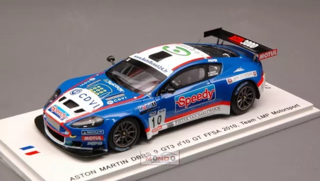 Spark Aston Martin Dbrs 9 Gt3 N 10 Gt Ffsa 2010 A.beltoise N.tardif 1:43 SF002