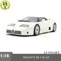 1/18 Bugatti EB110 GT Autoart 70978 White Diecast Model Car