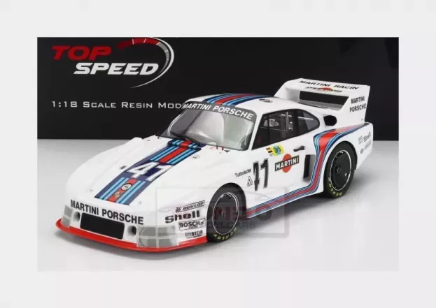 Truescale Porsche 935 77 2.9l Twin Turbo Team Martini Racing Sport System N 41 24h Le Mans 1977 R.stommelen M.schurti 1:18 TS0475
