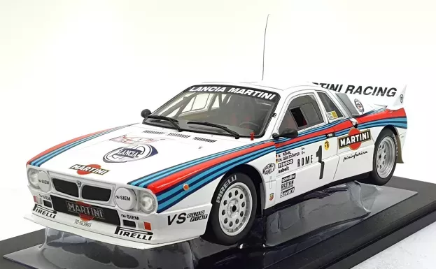 Werk83 Lancia 037 Team Martini Racing N 1 Winner Rally Montecarlo 1983 Walter Rohrl Christian Geistdorfer 1:18 W1805901