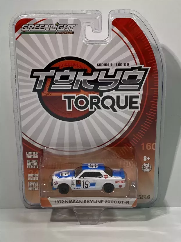 Greenlight Nissan Skyline 2000 Gt-r N 15 Race Version 1972 1:64 47030C