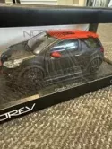 NOREV 181543 2012 12 CITROEN DS3 RACING 1/18 DIECAST S.LOEB MATT BLACK w RED