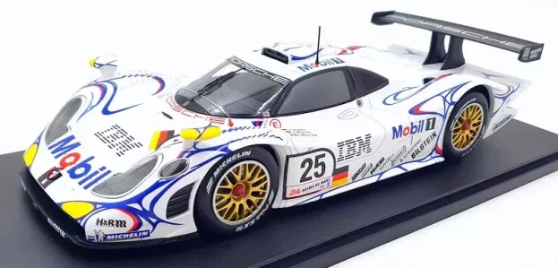 Werk83 Porsche 911 Gt1-98 3.2l Turbo Team Porsche Ag Mobil-1 N 25 2nd 24h Le Mans 1998 Uwe Alzen Jorg Muller Bob Wollek 1:18 W18029002