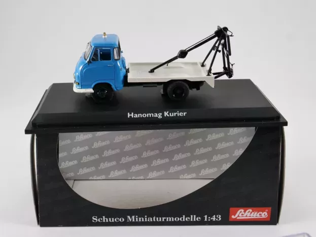 Schuco Hanomag Kurier Truck Breckdown Auto Service Carro Attrezzi 1950 1:43 3245
