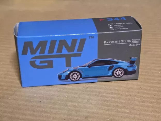 Mini-GT Porsche 911 991 Gt2 Rs Weissach Package Lhd 2018 1:64 MGT00344-L