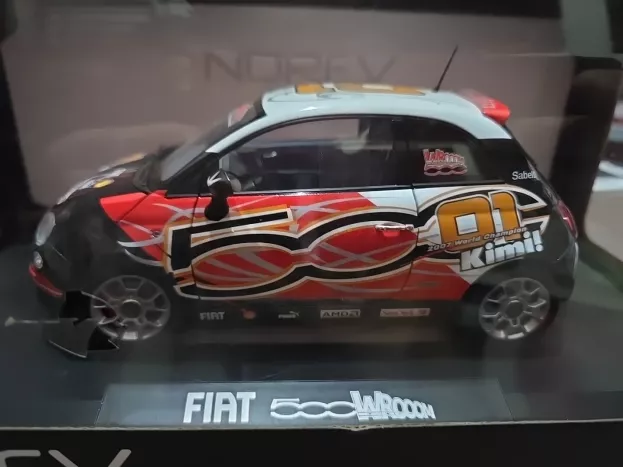 Norev Fiat 500 Wrooom N 01 2007 World Champion Kimi Raikkonen 1:18 187733