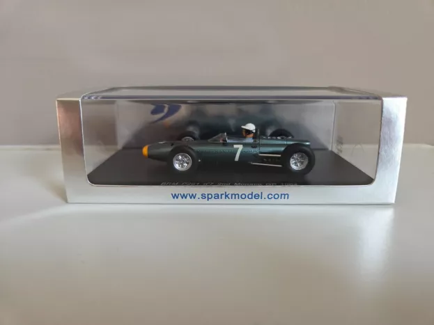 Spark Brm F1 P261 N 7 2ndmonaco Gp 1964 Richie Ginther 1:43 S1157
