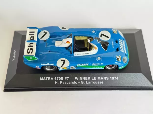 IXO Models Matra Simca Ms670b 3.0l V12 Team Matra Sport Winner N 7 24h Le Mans 1974 H.pescarolo G.larrousse 1:43 LMC013