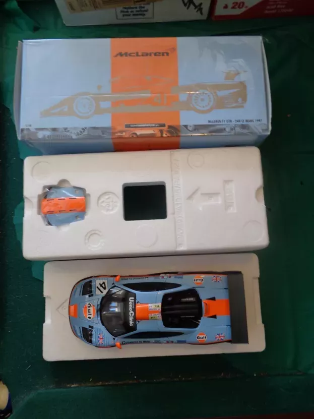 Minichamps Mclaren F 1 Gtr 6.0l V12 Team Gulf Davidoff Gtc Racing N 41 2nd 24h Le Mans 1997 J.m.gounon P.h.raphanel A.olofsson 1:18 530133741