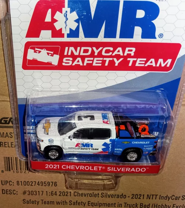 Greenlight Chevrolet Silverado Pick-up Team Amr Safety Equipment Indianapolis Indy 500 Indycar Series 2021 1:64 30317