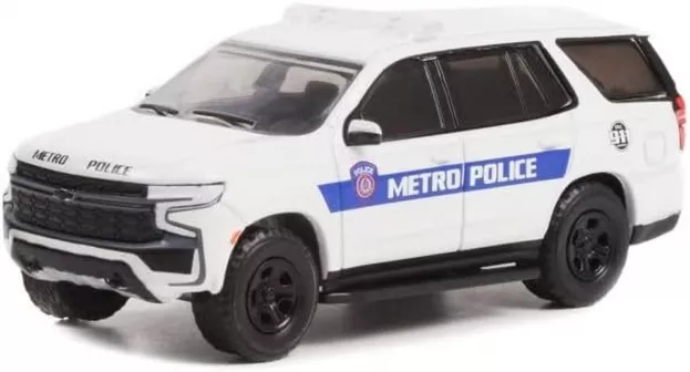 Greenlight Chevrolet Tahoe Metro Police 2021 1:64 43000F