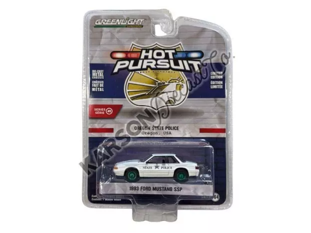 Greenlight Ford Mustang Ssp Police 1993 1:64 42990B