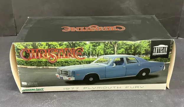 Greenlight Plymouth Fury 1977 Christine Movie Detective Rudolph Junkins 1:18 19082