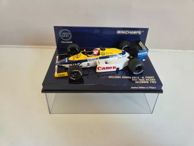 Minichamps Williams F1 Honda Fw10 N 5 Test Paul Richard 1985 Nelson Piquet 1:43 400850105