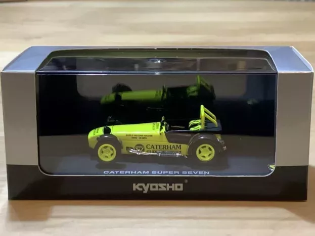 Kyosho Caterham Super Seven Jpe Cycle Fender 2007 World Record Holder Zero-60mph 1:43 03156Y