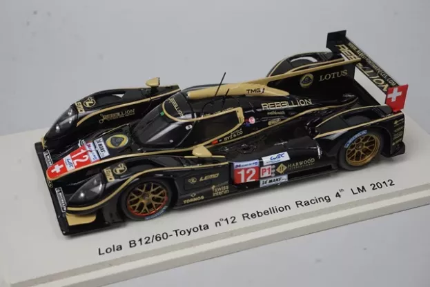Spark Lola B12 60 Toyota Team Ribellion Racing N 12 4th 24h Le Mans 2012 N.prost N.heidfeld N.jani 1:43 S3704
