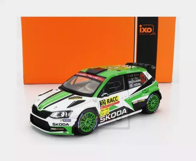 IXO Models Skoda Fabia R5 Team Skoda Motorsport N 32 Rally Racc Catalunya 2018 Kalle Rovanpera Jonne Halttunen 1:24 24RAL031B.22