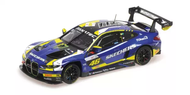 Minichamps Bmw 4-series M4 Gt3 Team Wrt N 46 4h Le Castellet 2024 Valentino Rossi Maxime Martin Raffaele Marciello 1:43 410242346