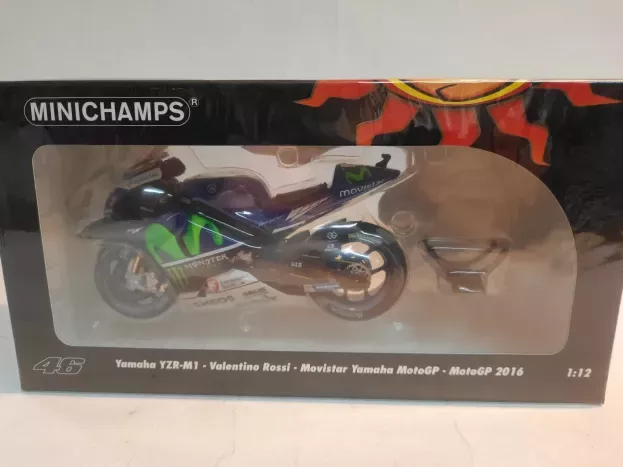 Minichamps Yamaha Yzr-m1 Team Movistar N 46 Motogp Season 2016 Valentino Rossi 1:12 122163046