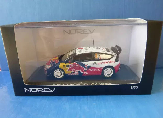 Norev Citroen C4 Wrc Red Bull N 1 Rally Great Britain World Champion 2009 S.loeb D.elena 1:43 155429