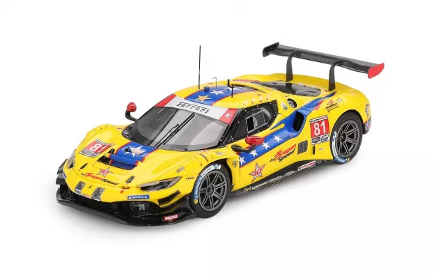 BBR Ferrari 296 Gt3 3.0l Turvo V6 Team Dragonspeed N 81 Imsa 24h Daytona 2025 Davide Rigon Albert Costa Miguel Molina Thomas Neubauer 1:43 BBRCS017