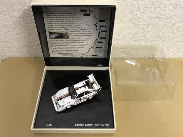 Minichamps Audi Quattro Sport S1 N 1 Winner Rally Pikes Peak Hill Climb 1987 W.rohrl 1:43 871201