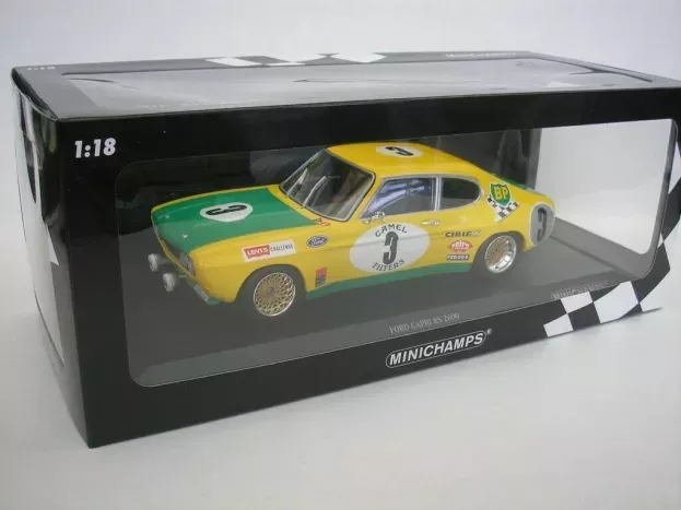Minichamps Ford Capri 2600rs N 3 2nd 24h Spa 1972 G.birrell C.bourgoignie 1:18 155728503