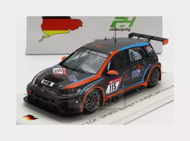 Spark Volkswagen Golf Vii Tcr Team Msc Sinzig N 115 24h Nurburgring 2022 A.goroyan R.speich C.meurer A.hallmanns 1:43 SG867
